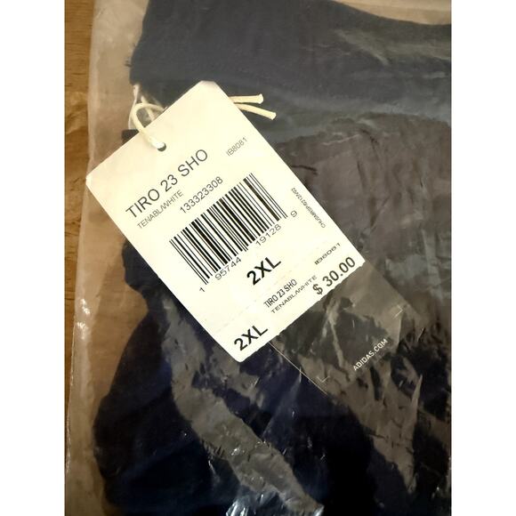 NEW Adidas Tiro 23 League Shorts Men’s XXL Navy White IB8081 Soccer Training - Picture 8 of 8